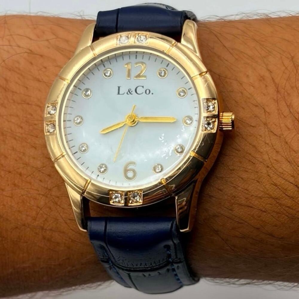 Gold & Blue L&Co Watch